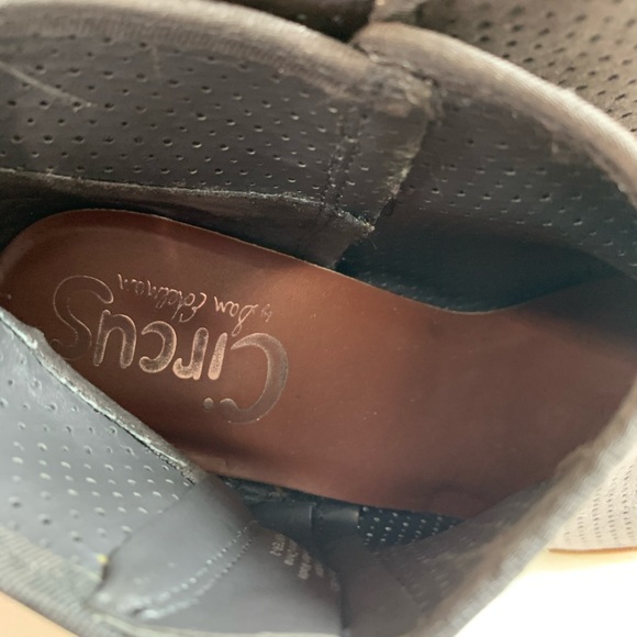 SAM EDELMAN CIRCUS BROWN ZIPPERED BOOTIES SIZE 8.5 - Picture 14 of 16